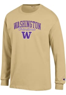 Champion Washington Huskies Gold Grandma Script Jersey Long Sleeve T Shirt