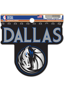 Dallas Mavericks 2025 City Edition Clean Cut Auto Decal - Blue