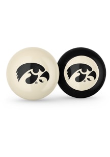 Iowa Hawkeyes Cue and 8 Ball Billiard Balls
