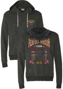 Indiana Hoosiers Mens Black 2025 College Football National Champions Perfect Season Tour Fashion H..