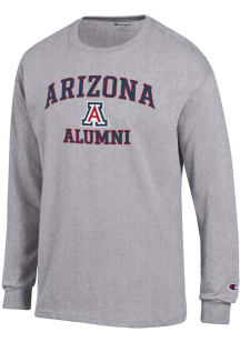 Champion Arizona Wildcats Grey Alumni Jersey Long Sleeve T Shirt