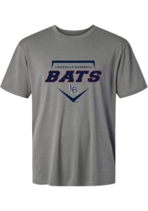 Summit Sportswear Louisville Bats Graphite Homeplate Short Sleeve T Shirt