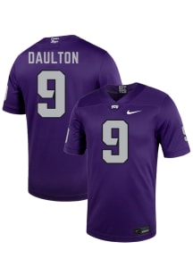 Jack Daulton  Nike TCU Horned Frogs Purple NIL Name And Number Football Jersey