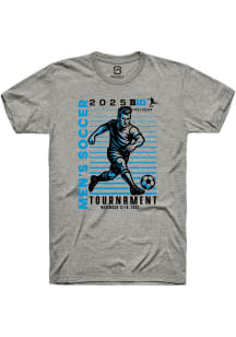 Summit Sportswear Big Ten Dark Grey 2025 Men's Soccer Tournament Short Sleeve T Shirt