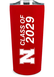 Nebraska Cornhuskers 18oz Class of 2029 Soft Touch Stainless Steel Tumbler - Red