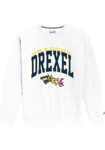 Drexel Dragons Mens Grey L2 Long Sleeve Crew Sweatshirt