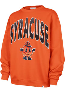 47 Syracuse Orange Womens Orange Extra Innings Crew Sweatshirt