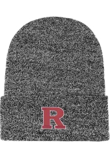 LogoFit Rutgers Scarlet Knights Black Bueller Mens Knit Hat