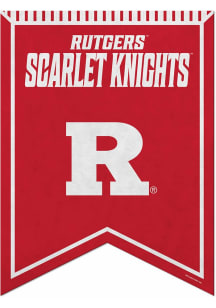 Rutgers Scarlet Knights 18x24 Banner - White
