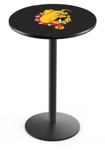 Ferris State Bulldogs Black Round Base Pub Table