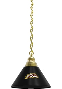 Western Michigan Broncos Single Gold Billiard Lamp