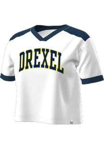 Champion Drexel Dragons Womens White Jersey Short Sleeve T-Shirt