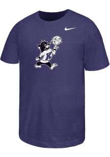 Nike K-State Wildcats Youth Purple Varsity Willie Basketball Short Sleeve T-Shirt