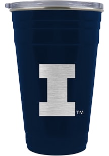 Illinois Fighting Illini 22oz Tailgater Tumbler Stainless Steel Tumbler - Blue
