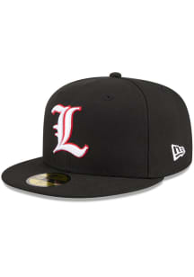 New Era Louisville Cardinals Mens Black NCAA AC 59FIFTY Fitted Hat