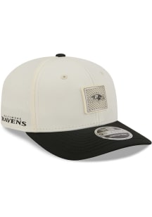 New Era Baltimore Ravens 2026 NFL Training Camp Stretch 9SEVENTY Adjustable Hat - White