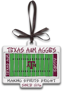 Texas A&M Aggies Flat Stadium Ornament - Maroon