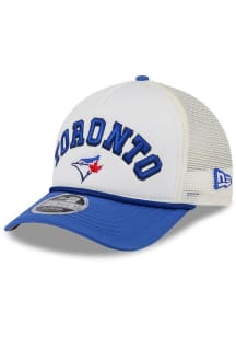 New Era Toronto Blue Jays 2T A Frame M-Crown 9FORTY Adjustable Hat - White