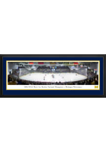 Blakeway Panoramas Michigan Wolverines M Ice Hockey Nat Champs 2026 Deluxe Framed Posters