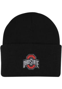 LogoFit Ohio State Buckeyes North Pole Baby Knit Hat - Black