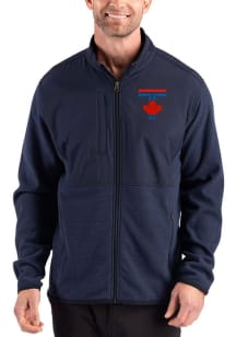 Cutter and Buck Toronto Blue Jays Mens Navy Blue City Connect Hunts Point Eco Light Weight Jacket
