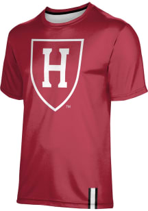 ProSphere Harvard Crimson Crimson Solid Short Sleeve T Shirt