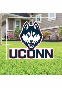 UConn Huskies Primary Yard Sign - Navy Blue