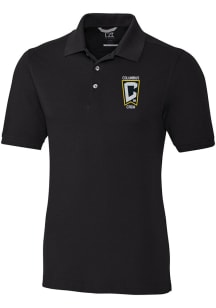 Cutter and Buck Columbus Crew Black Advantage Pique Big and Tall Polo