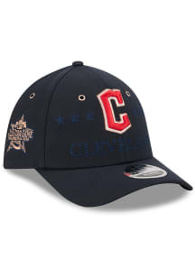 New Era Cleveland Guardians Mens Navy Blue 2026 MLB All Star Game On-Field 39THIRTY MC Flex Hat