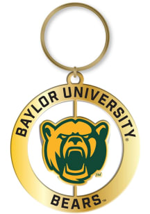 Baylor Bears Retro Mascot Spinner Keychain - Green