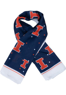 Illinois Fighting Illini Satin Team Logo Womens Scarf