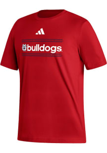 Adidas Fresno State Bulldogs Red Heat Seal Fresh Short Sleeve T Shirt