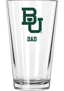 Baylor Bears Dad 16 oz Pint Glass - White