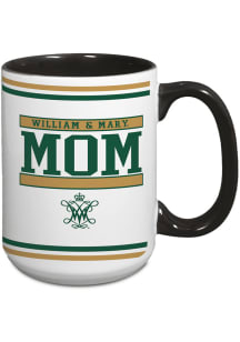 William & Mary Tribe 15oz Mom Java Ceramic Mug - White