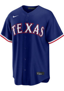 Texas Rangers Mens Nike Replica Alternate Jersey - Blue