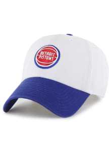 47 Detroit Pistons Two Tone Clean Up Adjustable Hat - White