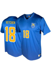 Joshua Veychek  Genuine Collective Pitt Panthers Mens Blue NIL Soccer Jersey