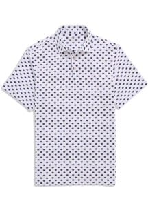 Vineyard Vines Penn State Nittany Lions Mens White Sankaty all over print Short Sleeve Fashion Pol..