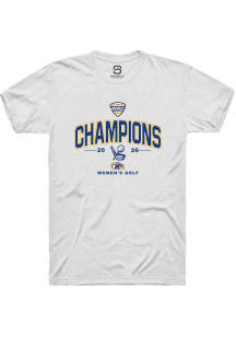 Summit Sportswear Kent State Golden Flashes White MAC 2026 Women's Golf Champions Short Sleeve T S..