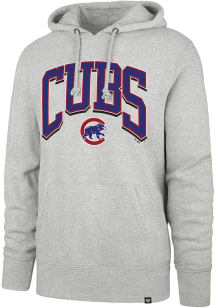 47 Chicago Cubs Mens Grey Walk Tall Headline Long Sleeve Hoodie