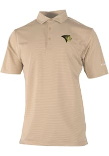 Columbia Lindenwood Lions Mens Gold Double Hit Short Sleeve Polo