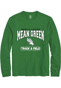 Summit Sportswear North Texas Mean Green Kelly Green Track & Field Long Sleeve T Shirt