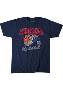 BreakingT Arizona Wildcats Youth Navy Blue Net Short Sleeve Fashion T-Shirt