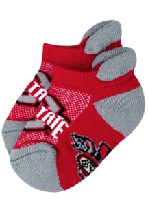 Ohio State Buckeyes Footie Baby Quarter Socks