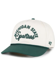 47 Michigan State Spartans Natural Rope Script Hitch Womens Adjustable Hat