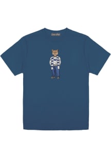 Crew Dog Penn State Nittany Lions Navy Blue Drawn Mascot Graphic Short Sleeve Fashion T Shirt