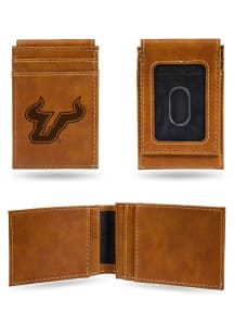 South Florida Bulls 2x Champs Laser Engraved Mens Bifold Wallet
