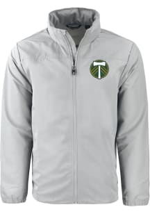 Cutter and Buck Portland Timbers Mens Grey Charter Eco Big and Tall Light Weight Jacket
