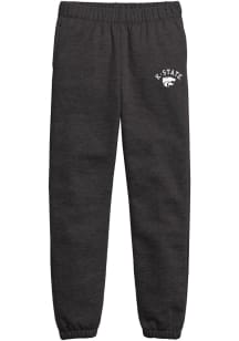 K-State Wildcats Youth Black Vintage Sweatpants