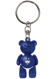 UConn Huskies Beary Cute Keychain - Navy Blue